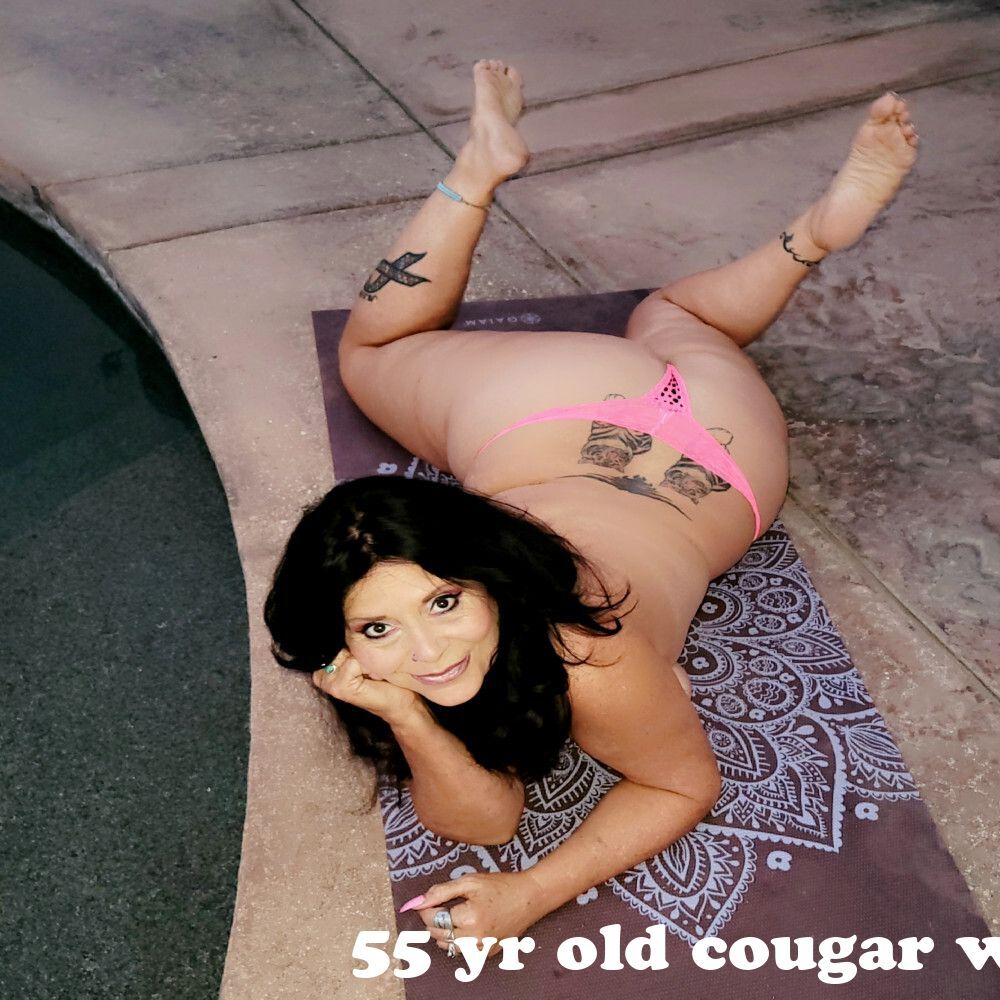 55 yr old cougar with Goddess feet and a big juicy ass. Im into kinky sex  with younger men. 350+ fetish videos and a really 🔥Onlyfans page. Come  check it out, I'm